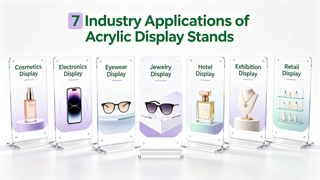 acrylic display stands