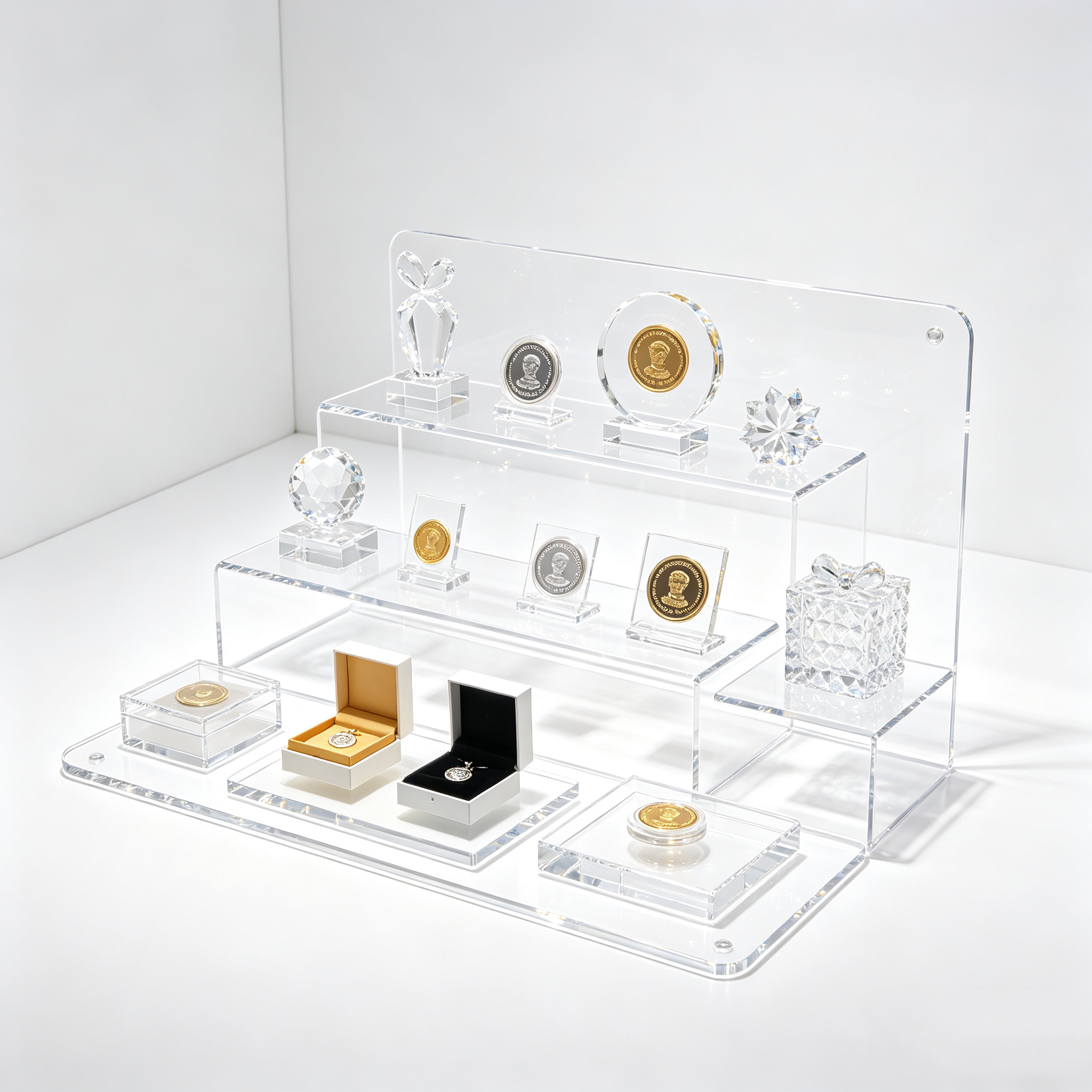 Acrylic Coin & Medal Display Stand
