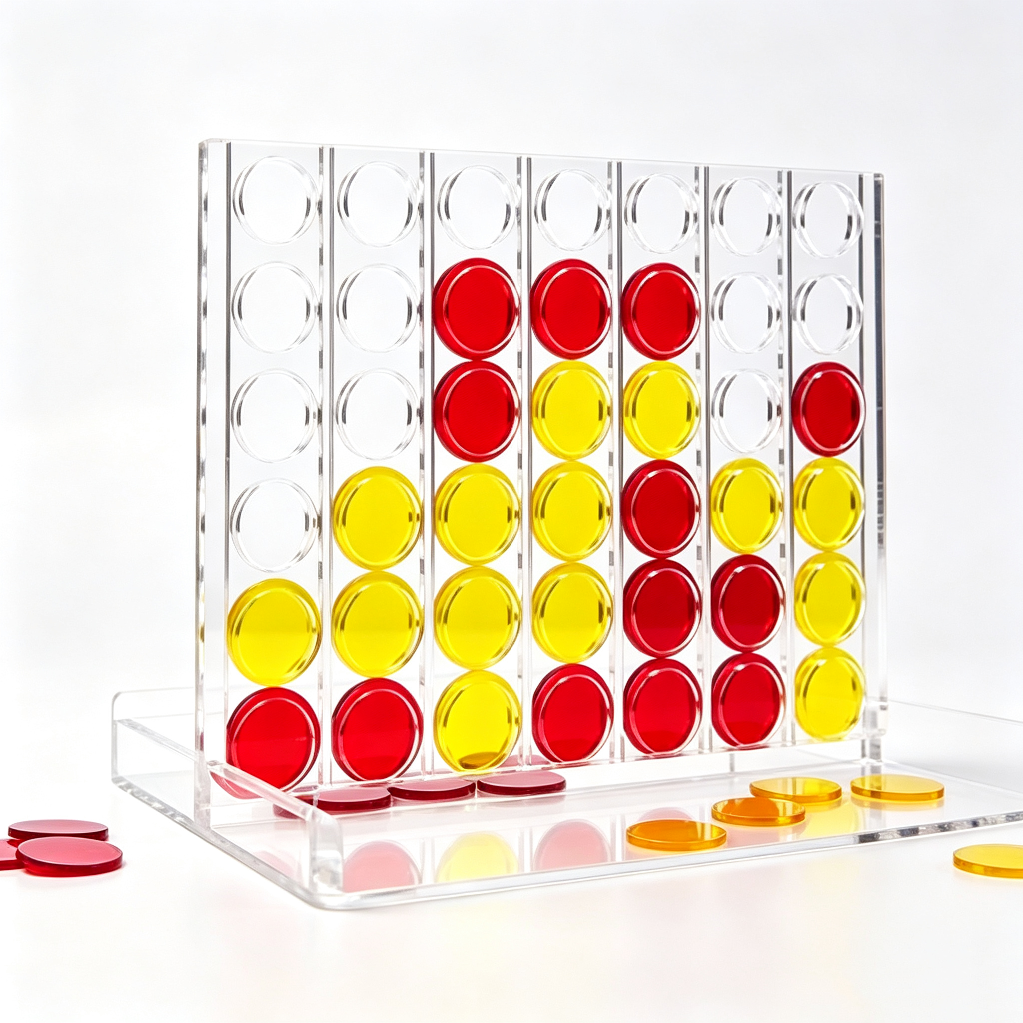 Acrylic Four-in-a-Row Game
