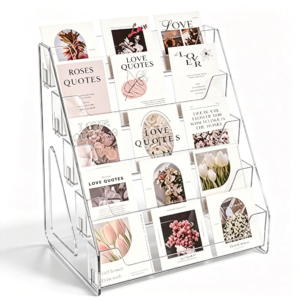 Acrylic card multi-layer rack