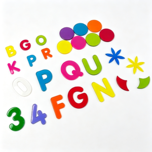 Acrylic early education letter blocks