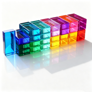 Acrylic rectangular block2
