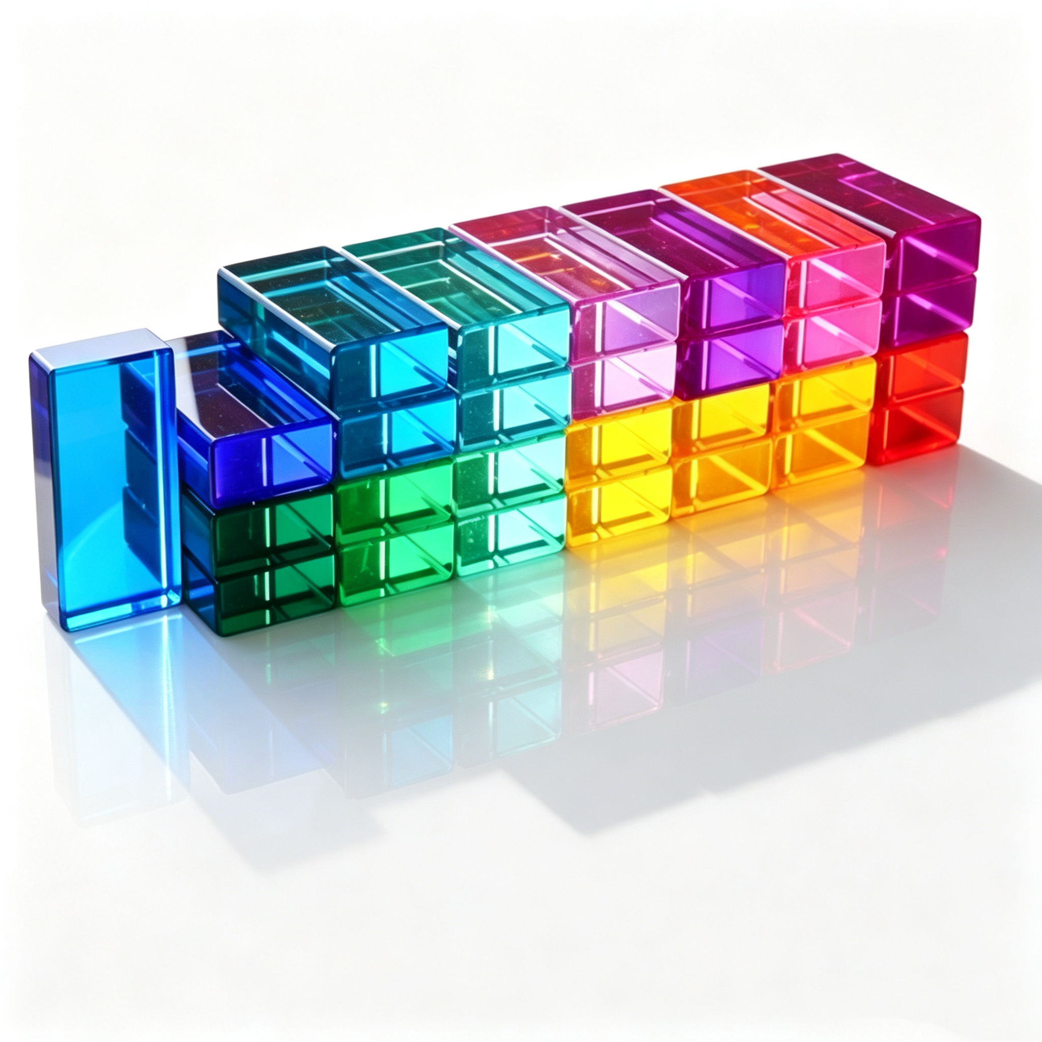 Acrylic rectangular block2