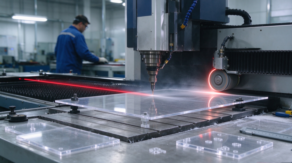 Acrylic display manufacturing process