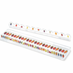 Acrylic Mahjong Rack with Pusher‑Fruit
