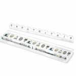 Acrylic Mahjong Rack with Pusher‑Ocean Beach
