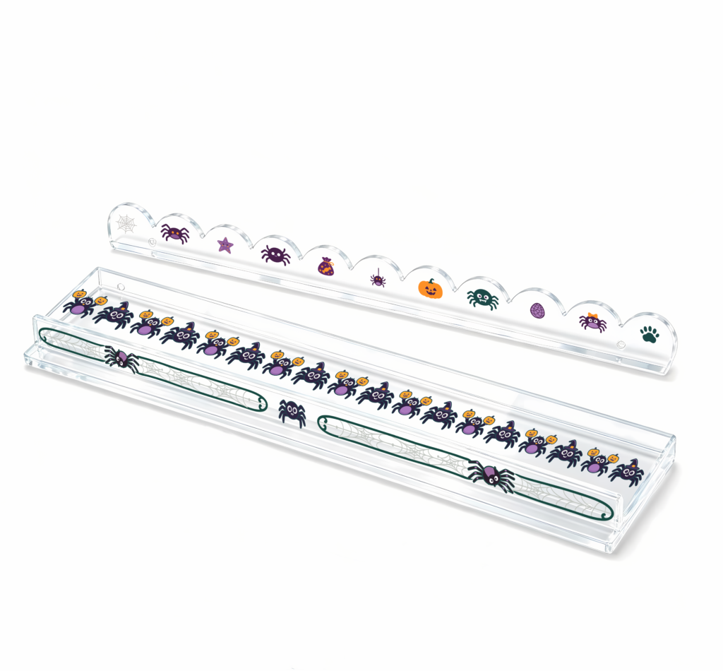 Acrylic Mahjong Rack with Pusher‑Spider