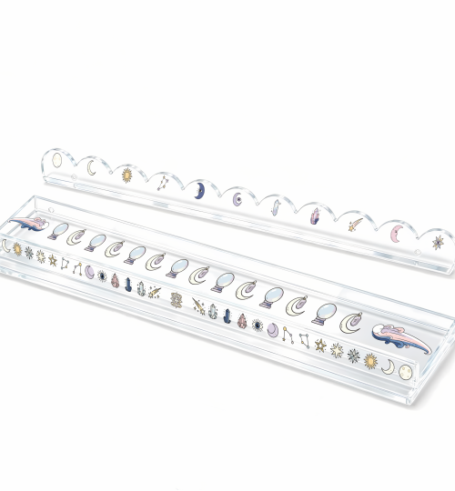 Acrylic Mahjong Rack with Pusher‑Universe Space